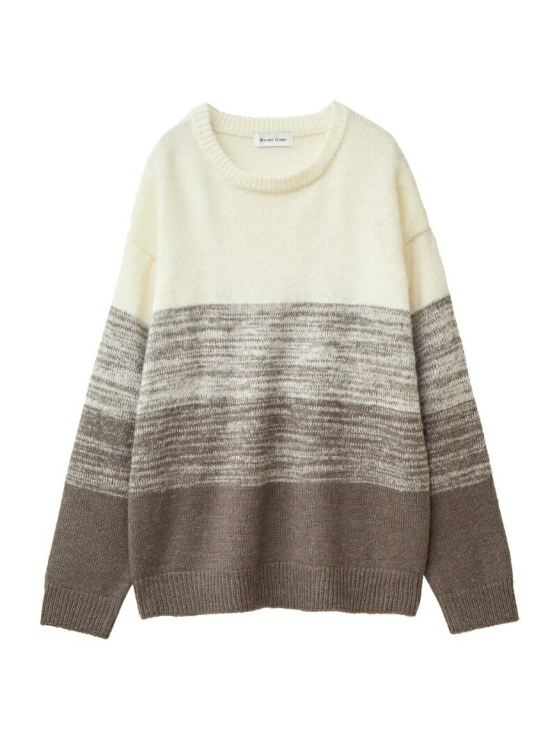 MEN'S MELROSE MASTER FRAME モヘアグラデーションニット メンズメルローズ トップス ニット オレンジ ..