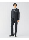 BEAMS HEART MEN グレンプレイド ネイビー スーツ(S~XL・セットアイテム) ビームス ハート スーツ・フォーマル セットアップスーツ ネイビー...