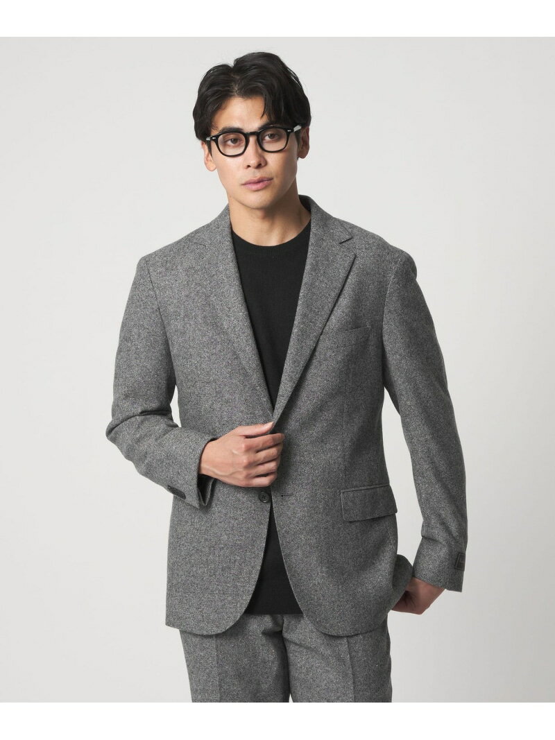 a day in the life ホームスパン グレー テーラードジャケット-セットアップ対応-＜A DAY IN THE LIFE＞ ユナイテッドアローズ アウトレット スーツ・フォーマル スーツジャケット グレー【送料無料】