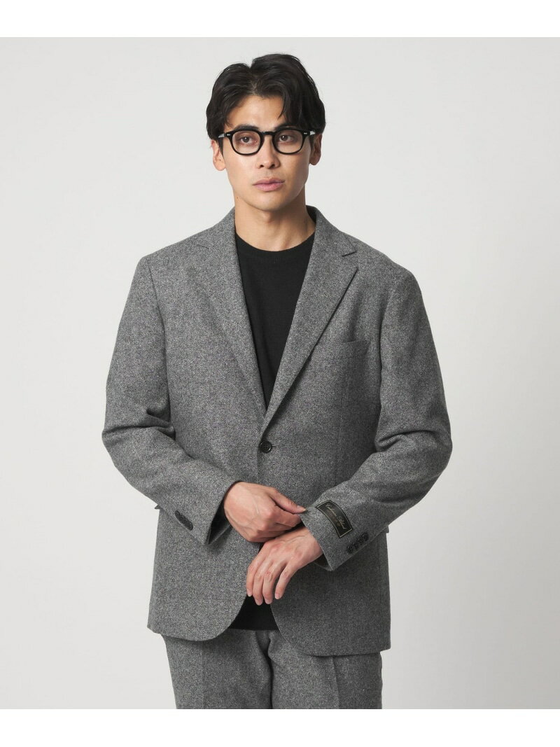 a day in the life ホームスパン グレー テーラードジャケット-セットアップ対応-＜A DAY IN THE LIFE＞ ユナイテッドアローズ アウトレット スーツ・フォーマル スーツジャケット グレー【送料無料】