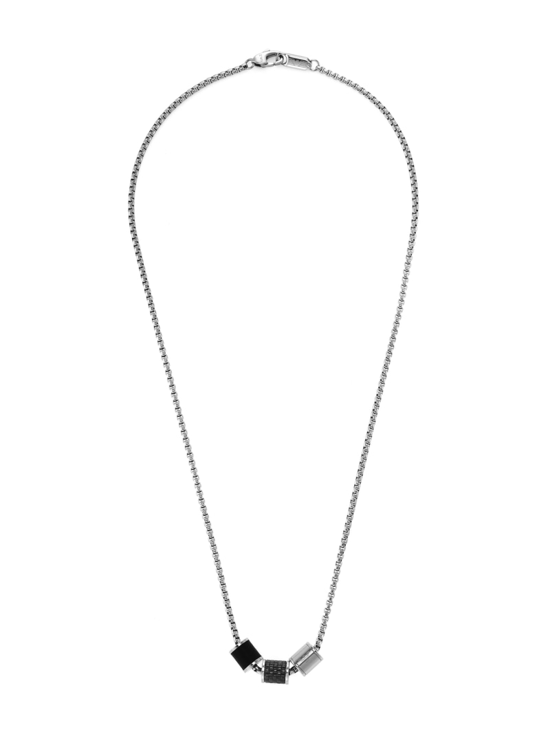 EMPORIO ARMANI Silver-Tone Necklace EGS2383020 ウォッチステーションインターナショナル アクセサリー・腕時計 ネックレス シルバー【送料無料】