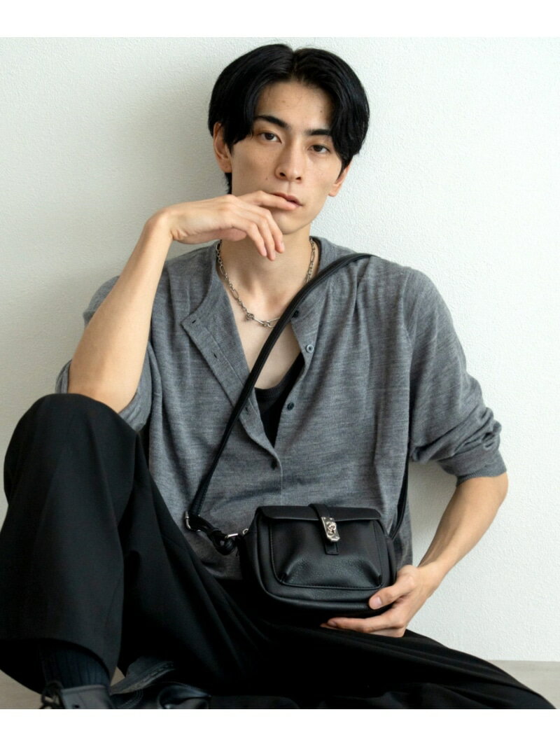 DEVICE ヴィンテージデザイン ヴァティカルベルト ショルダーバッグ メンズ レディース デバイス バッグ ショルダーバッグ ブラック ブラウン【送料無料】