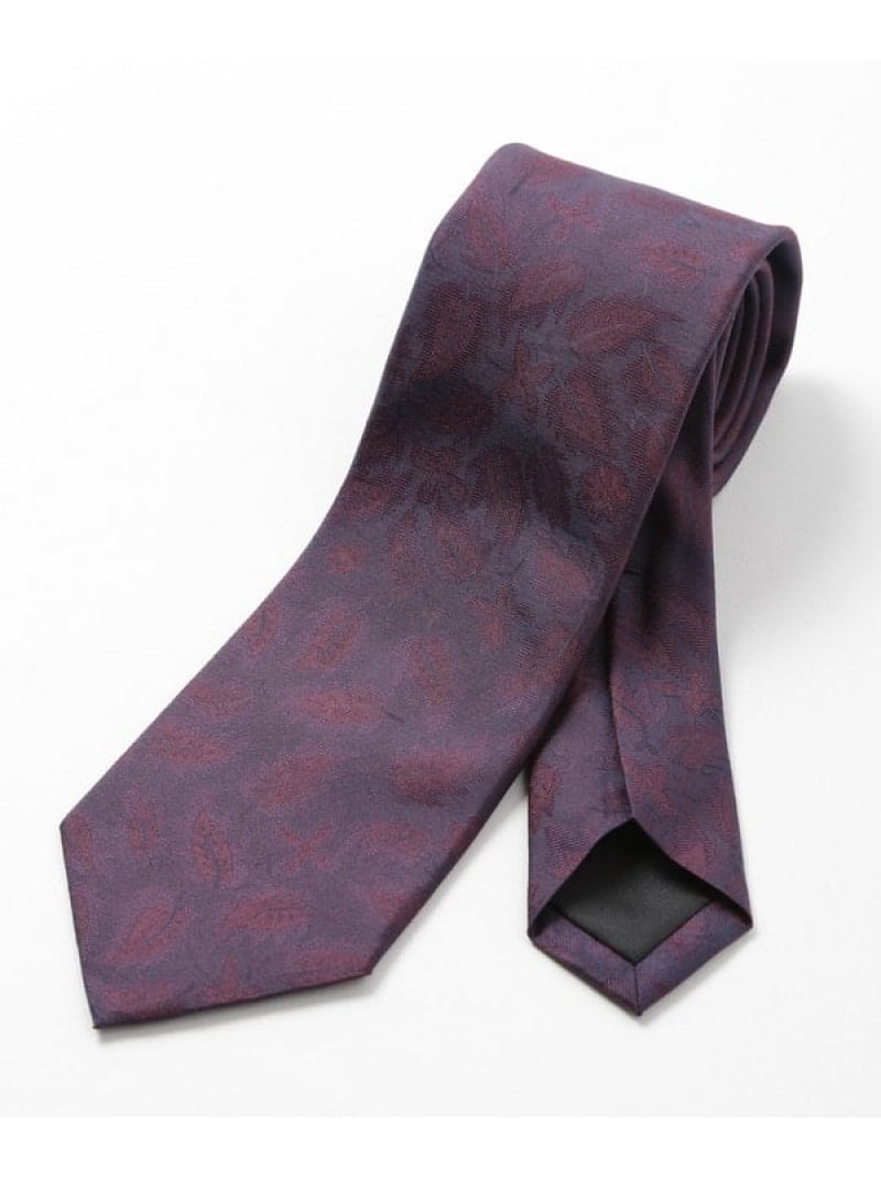 MEN'S BIGI 【TIE YOUR TIE(タイユアタイ)】ヴィンテージフラワー柄ネクタイ メンズ ビギ スーツ・フォーマル ネクタイ・蝶ネクタイ レッド ブルー【送料無料】