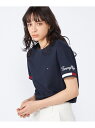 【SALE／30%OFF】TOMMY HILFIGER (M)TOMMY HILFIGER(トミーヒルフィガー) ピケフラッグカフTシャツ トミーヒルフィガー トップス カットソー・Tシャツ ネイビー ホワイト グレー【RBA_E】【送料無料】