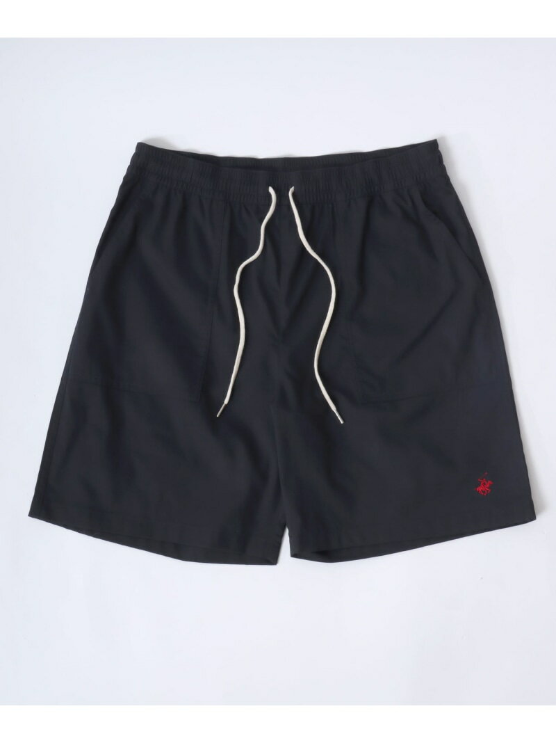 【SALE／7%OFF】BEVERLY HILLS POLO CLUB BEVERLY HILLS POLO CLUB ビバリーヒルズポロクラブ ショートパンツ メンズ ツイル ショーツ ハーフパンツ ラザル パンツ その他のパンツ ベージュ ネイビー ブラック ホワイト グリーン パープル【RBA_E】