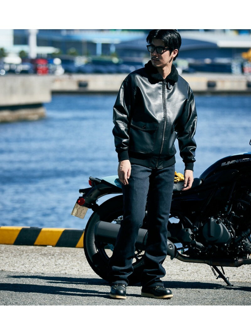 EDWIN EDWIN 【暖】バイク用 WILDFIRE デニムパンツ ジーンズ 暖パンツ ブーツカット ストレッチ コーデュラ 三層構造 防風 エドウインオンラインモール パンツ ジーンズ・デニムパンツ ブルー ブラック【送料無料】