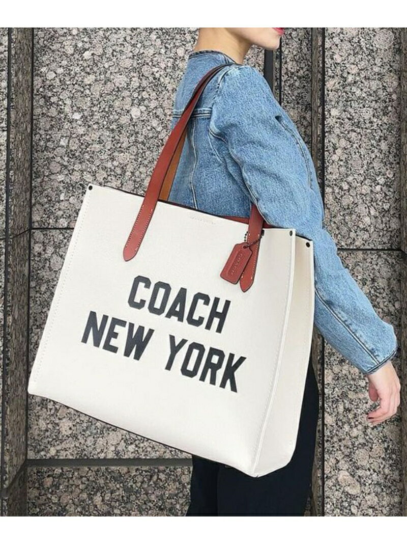 コーチ トートバッグ メンズ COACH リレー トート・コーチ グラフィック コーチ バッグ トートバッグ ホワイト【送料無料】