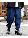 【SALE/50%OFF】Rocky Monroe ワイドバルーンデニムジョガーパンツ ロッキーモンロー パンツ ジーンズ・デニムパンツ ブルー ブラック【RB...
