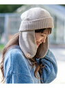 nakota nakota イヤーカバーニット フライトニットキャップ 耳付き ニット帽 冬 ナコタ 帽子 ニット帽・ビーニー ブラック ベージュ グレー【送料...