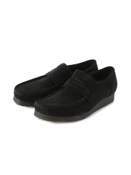 JUNRed CLARKS / クラークス Wallabee Loafer ワラビー ローファー ジュンレッド シューズ・靴 モカシン・デッキシューズ ブラック【送料無料】