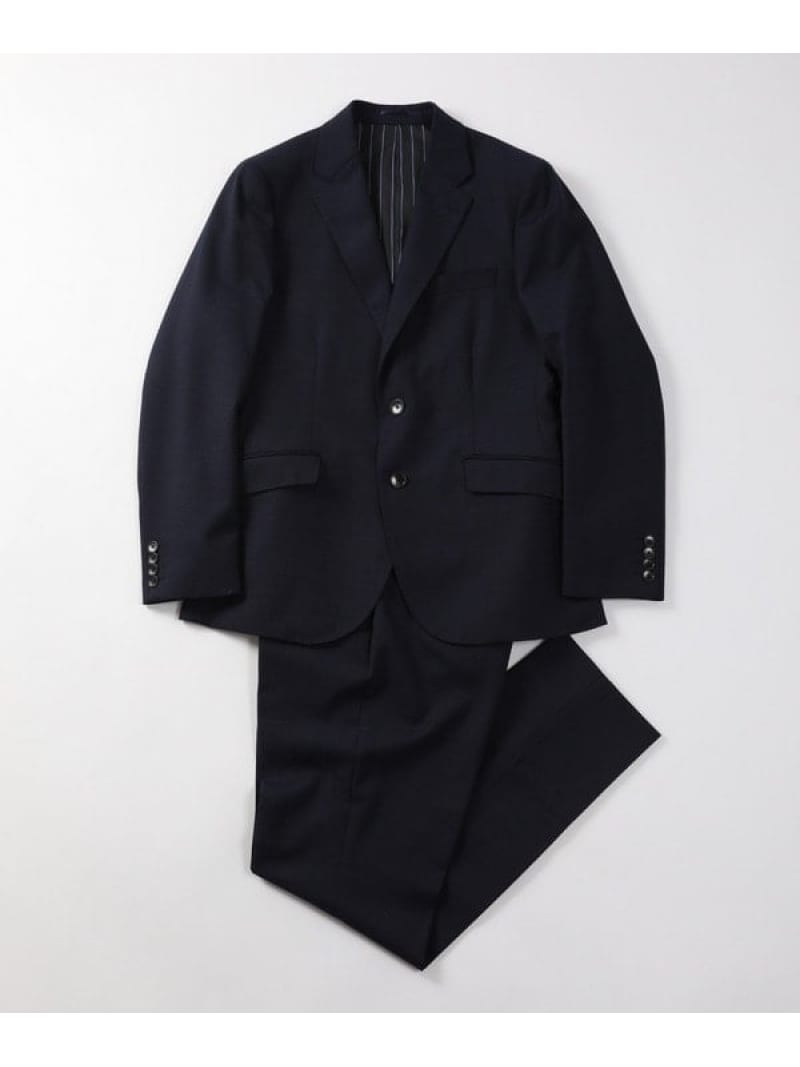 【SALE/37%OFF】MEN'S BIGI ドビー柄スリムフィットスーツセットアップ メンズ ビギ スーツ・フォーマル セットアップスーツ ネイビー ブラック【RBA_E】【送料無料】