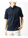 【SALE/50%OFF】MK MICHEL KLEIN homme 【洗える】 ドットエアーポロシャツ ミッシェルクランオム トップス カットソー・Tシャツ ブラック ネイビー【RBA_E】【送料無料】