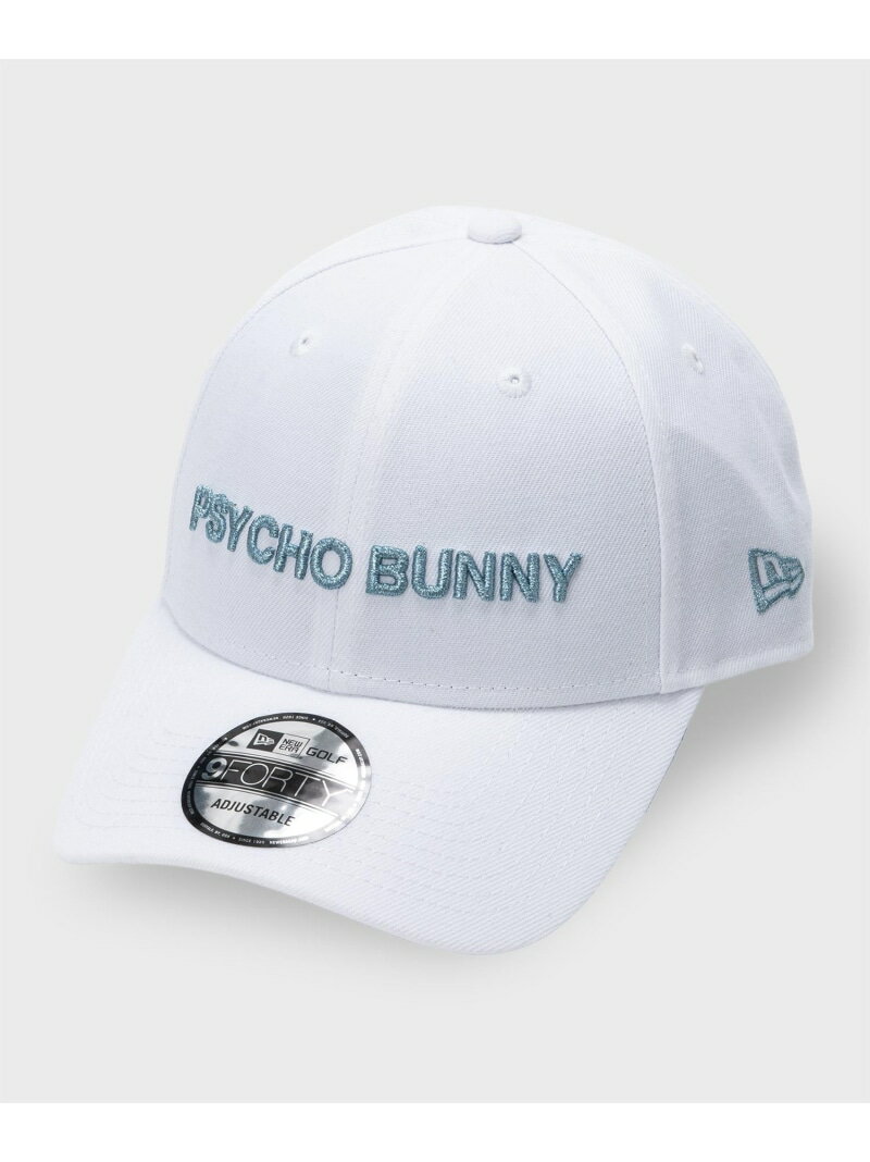 Psycho Bunny（サイコバニー）NEW ERA * Psycho Bunny シンプルロゴキャップNEWERAxPsychoBunnyコラボキャップ。PSYCHOBUNNYのロゴが刺繍でデザインされたベーシックなデザイン。スウェットバンドには抗菌効果のあるMICROERA(マイクロエラ)を使用し、アジャスタブル仕様でサイズ調整可能なので快適に着用いただけます。フロントパネルの内側に独自の芯を入れることで型崩れしにくいクラシックなシルエットの9FORTYタイプです。【NEWERA】1920年に創業したMLBの全選手が試合で着用するベースボールキャップの製造メーカー。1954年に定番となるシリーズ「59FIFTY」を開発。豊富なラインナップの多さ、かぶり心地や機能性に優れ現在でもストリートファッションの世界で広く親しまれ、世界中で愛されるブランドとして確立しています。型番：231748GFY075-800-F JS4970【採寸】高さ:約10.5cm 頭回り:~58.0cm ツバの長さ:6.8cm商品のサイズについて【商品詳細】中国素材：本体・つば部分：ポリエステル100％つば裏部分：綿100％サイズ：F※画面上と実物では多少色具合が異なって見える場合もございます。ご了承ください。商品のカラーについて 【予約商品について】 ※「先行予約販売中」「予約販売中」をご注文の際は予約商品についてをご確認ください。■重要なお知らせ※ 当店では、ギフト配送サービス及びラッピングサービスを行っておりません。ご注文者様とお届け先が違う場合でも、タグ（値札）付「納品書 兼 返品連絡票」同梱の状態でお送り致しますのでご了承ください。 ラッピング・ギフト配送について※ 2点以上ご購入の場合、全ての商品が揃い次第一括でのお届けとなります。お届け予定日の異なる商品をお買い上げの場合はご注意下さい。お急ぎの商品がございましたら分けてご購入いただきますようお願い致します。発送について ※ 買い物カートに入れるだけでは在庫確保されませんのでお早めに購入手続きをしてください。当店では在庫を複数サイトで共有しているため、同時にご注文があった場合、売切れとなってしまう事がございます。お手数ですが、ご注文後に当店からお送りする「ご注文内容の確認メール」をご確認ください。ご注文の確定について ※ Rakuten Fashionの商品ページに記載しているメーカー希望小売価格は、楽天市場「商品価格ナビ」に登録されている価格に準じています。 商品の価格についてPsycho BunnyPsycho Bunnyのキャップ帽子ご注文・お届けについて発送ガイドラッピンググッズ3,980円以上送料無料ご利用ガイド