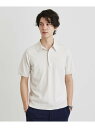 TAKEO KIKUCHI テーラードニット ポロシャツ タケオキクチ トップス ポロシャツ ブルー ネイビー【送料無料】(4)