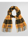BROOKS BROTHERS カシミヤ タータンチェック マフラー ブルックス ブラザーズ ファッション雑貨 マフラー・ストール・ネックウォーマー イエロー【送料無料】