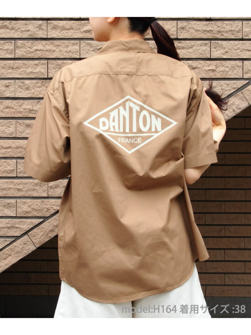 楽天Rakuten Fashion MenDANTON DANTON/（M）WORK SHIRT SHORTSLEEVE B0226 ステップス トップス シャツ・ブラウス ベージュ ブラック ネイビー【送料無料】