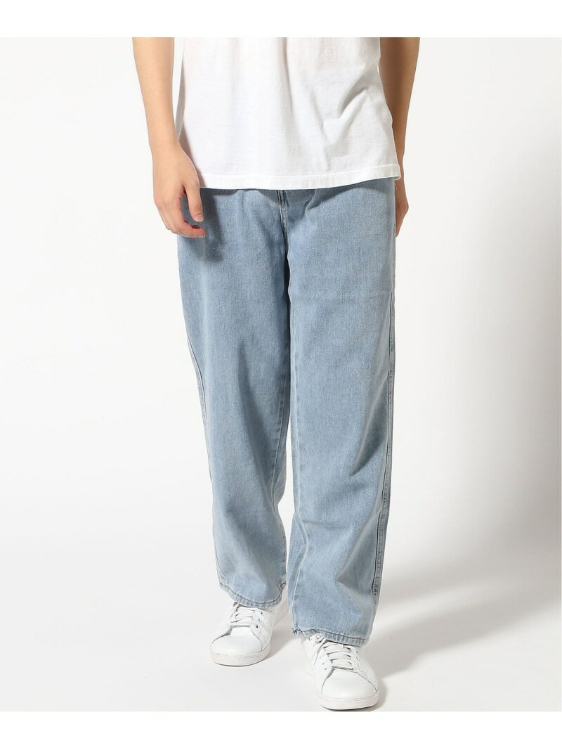 【SALE/57%OFF】REBALANCE REBALANCE/(M)メンズルーズデニムパンツ リバランス パンツ ジーンズ・デニムパンツ ブラック ブルー【RBA_E】