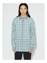 【SALE/30%OFF】MIDIUMISOLID MIDIUMISOLID Men's シアーチェックシャツ マーコート トップス シャツ・ブラウス ブラック...