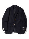SHIPS MEN Southwick Gate Label: ウール フランネル ブレザー シップス ジャケット・アウター テーラードジャケット・ブレザー ネイビー【送料無料】