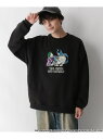 【SALE/50%OFF】RAGEBLUE 【JOKER/ジョーカー】コラボ/フロッキープリント裏起毛クルーネックスウェット レイジブルー トップス スウェット...