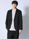 m.f.editorial circle motion JERSEY 2ボタンジャケット(セットアップ可能) タカキュー トップス その他のトップス グレー【送料無料】