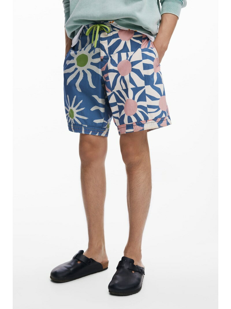 【SALE／30%OFF】Desigual SOLES ボードショート デシグアル パンツ その他のパンツ ブルー【RBA_E】【送料無料】