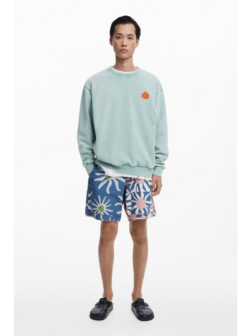 【SALE／30%OFF】Desigual SOLES ボードショート デシグアル パンツ その他のパンツ ブルー【RBA_E】【送料無料】