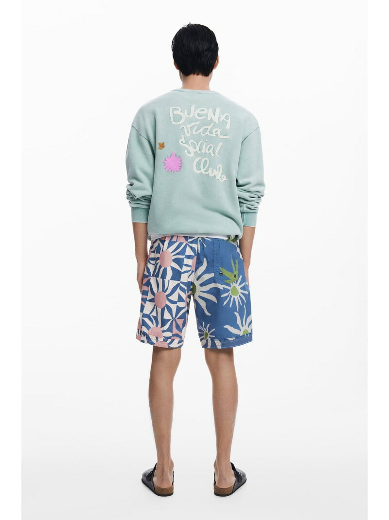 【SALE／30%OFF】Desigual SOLES ボードショート デシグアル パンツ その他のパンツ ブルー【RBA_E】【送料無料】