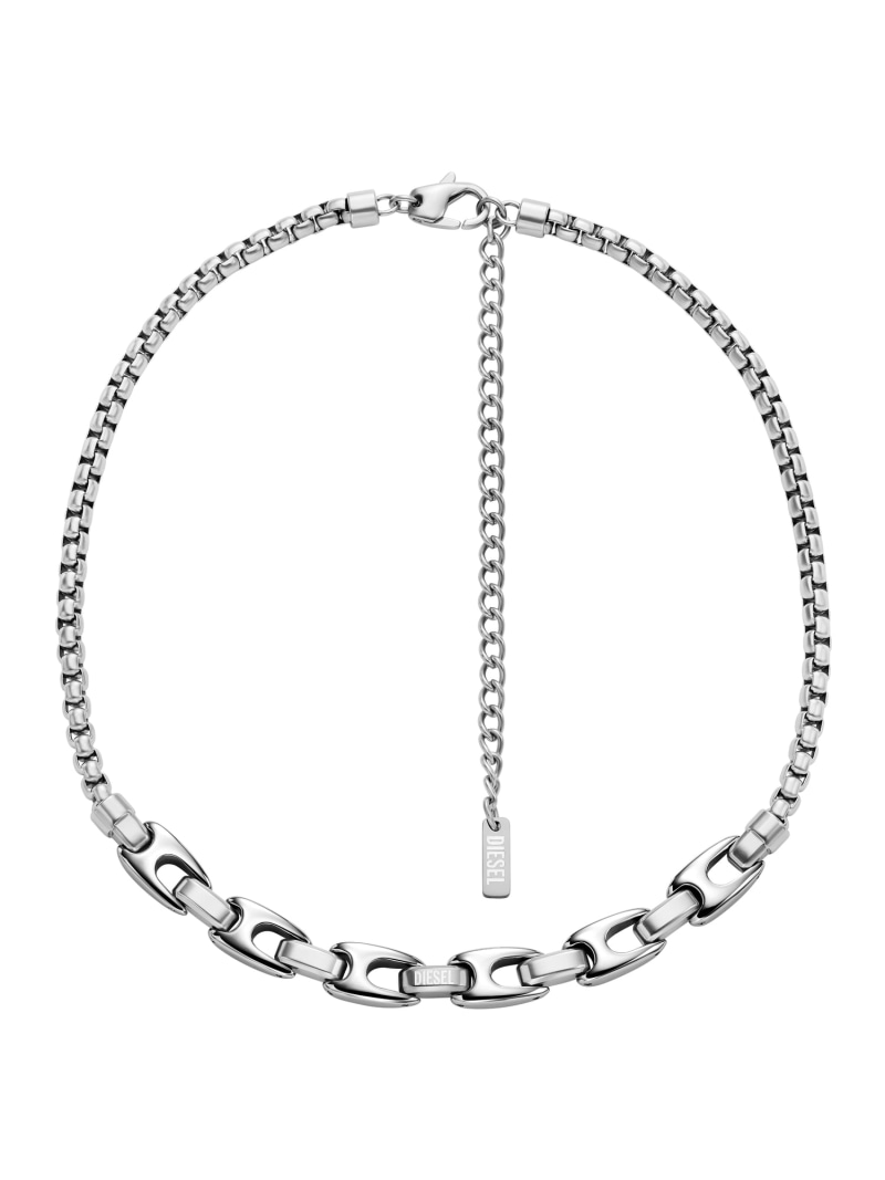 DIESEL ディーゼル アクセサリー メンズ ネックレス シルバー DX1650040 ウォッチステーションインターナショナル アクセサリー・腕時計 ネックレス シルバー【送料無料】のサムネイル