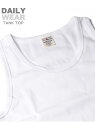 AVIREX 《DAILY》RIB TANK TOP/リブ タンクトップ デイリーウェア アヴィレックス トップス ノースリーブ・タンクトップ ホワイト ブラック グレー