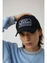 AZUL BY MOUSSY ワッペンキャップ アズールバイマウジー 帽子 その他の帽子 ブラック レッド【送料無料】