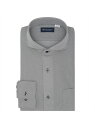 BRICK HOUSE by Tokyo Shirts 【ストレッチ・大きいサイズ】 ホリゾンタルワイド 長袖 形態安定 ニットシャツ BM01J300AB13...