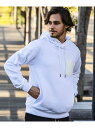 【SALE/30%OFF】1PIU1UGUALE3 RELAX 1PIU1UGUALE3 RELAX エンボスロゴスウェットフーディー シフォン トップス パーカー・フーディー ネイビー グレー ホワイト ブラック【RBA_E】【送料無料】