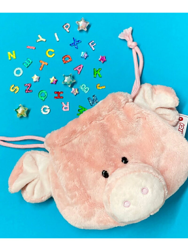 NICI フィギュアフェイスポーチ ピンクピッグ アントレスクエア 財布・ポーチ・ケース ポーチ ピンク