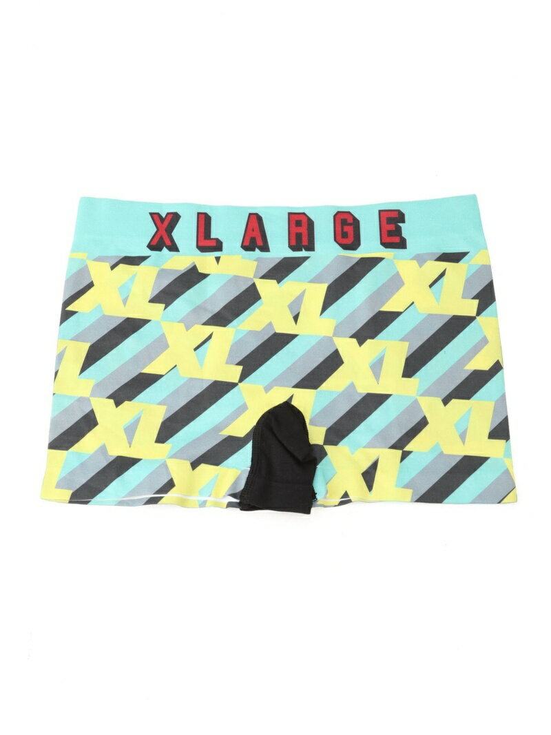 XLARGE X-LARGE/(M)XL_成型ロゴ総柄ボクサーパンツ ハンドサイン インナー・ルームウェア ボクサーパンツ・トランクス グリーン ピンク