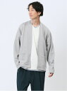 【SALE/30%OFF】m.f.editorial 【24AW】 メランジジャガード ボタンレスカーディガン タカキュー トップス カーディガン ブラック グレー【RBA_E】【送料無料】