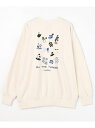 【SALE/60%OFF】FREAK'S STORE ALL THE FLOWERS SWT/オールザフラワーズ クルーネックスウェット/バック刺繍デザイン 2...