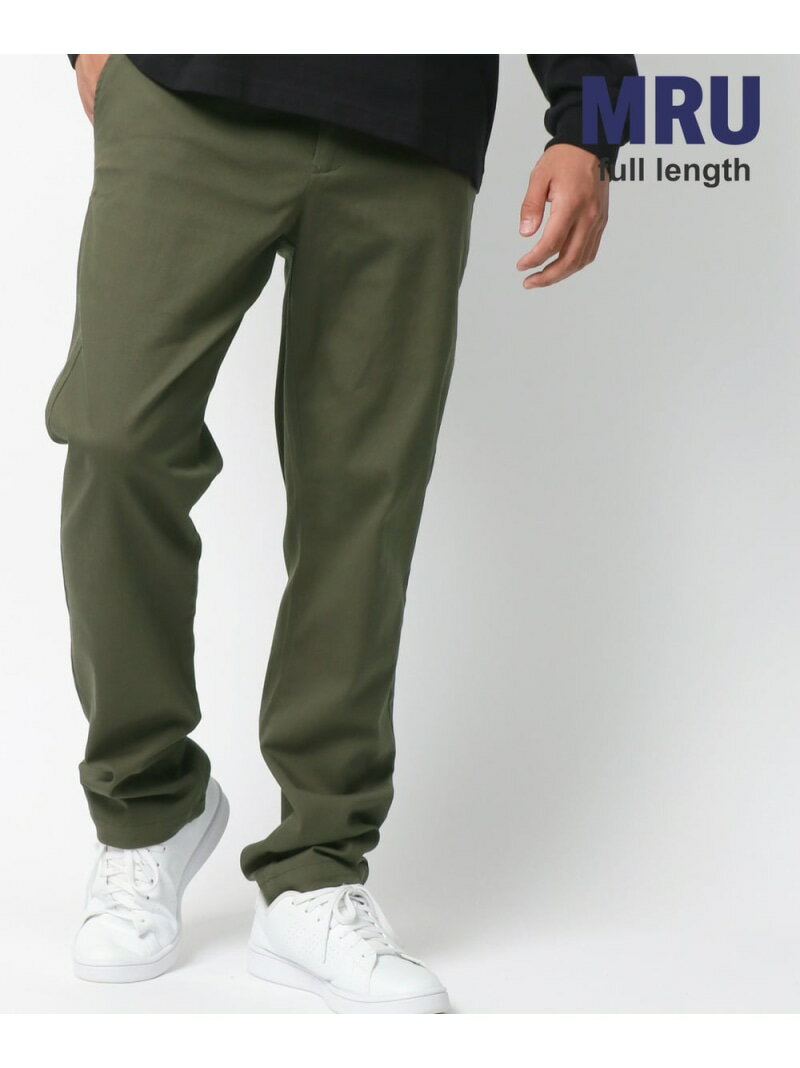 【SALE/3%OFF】MRU MRU チノパン メンズ 無地 ストレッチ スキニーパンツ マルカワ パンツ チノパンツ レッド ホワイト ベージュ グレー ブラック グリーン ネイビー【RBA_E】【送料無料】