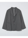 【SALE/50%OFF】SHIPS MEN BATEAUX DE SHIPS: スーパー100'S ウールトロピカル フィッシュ ジャケット シップス ジャケット・アウター テーラードジャケット・ブレザー グレー ブラック【RBA_E】【送料無料】(4)