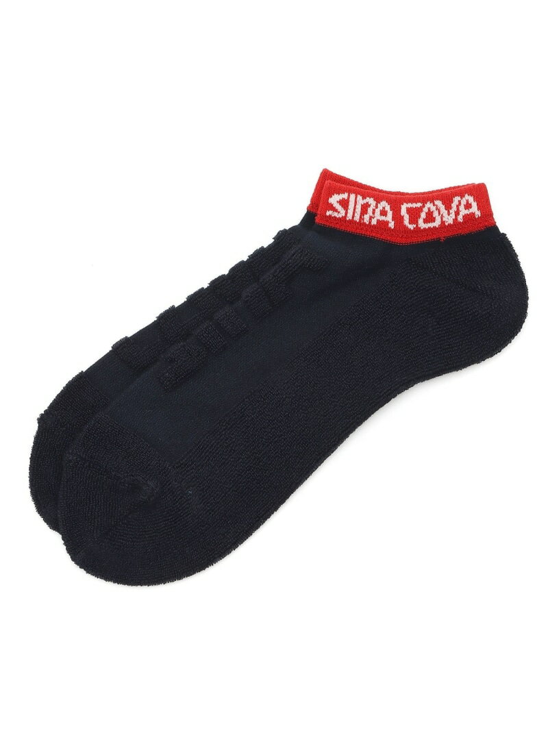 SINA COVA SINA COVA/(M)スニーカーソックス シナコバ 靴下・レッグウェア 靴下 ブルー ホワイト