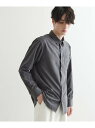 【SALE/30%OFF】tk.TAKEO KIKUCHI ナイロンスエードライクシャツ ティーケータケオキクチ トップス シャツ・ブラウス ベージュ グレー ブルー【RBA_E】【送料無料】(4)