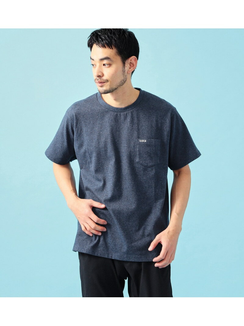 【SALE／10%OFF】EDWIN EDWIN COOL Tシャツ 半袖 接触冷感【涼】 エドウインオンラインモール トップス カットソー・Tシャツ ホワイト ネイビー ブラック【RBA_E】【送料無料】