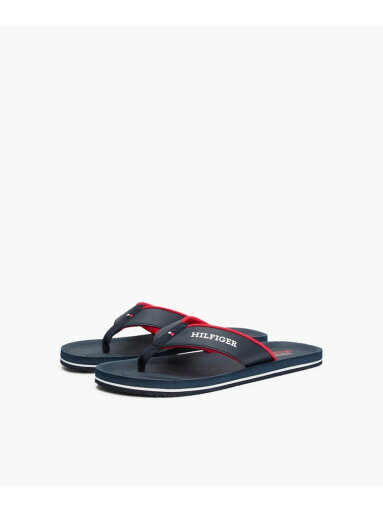 TOMMY HILFIGER パデッドコンフォートヒルフィガービーチサンダル トミーヒルフィガー シューズ・靴 サンダル ネイビー【送料無料】 TOMMY HILFIGER パデッドコンフォートヒルフィガービーチサンダル トミーヒルフィガー シューズ・靴 サンダル ネイビー【送料無料】