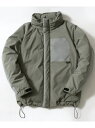 【SALE/3%OFF】Gros Gros 中綿ブルゾン メンズ 切替え 防風 撥水加工 マルカワ ジャケット・アウター ブルゾン・ジャンパー ブラック グレー グリーン【RBA_E】【送料無料】
