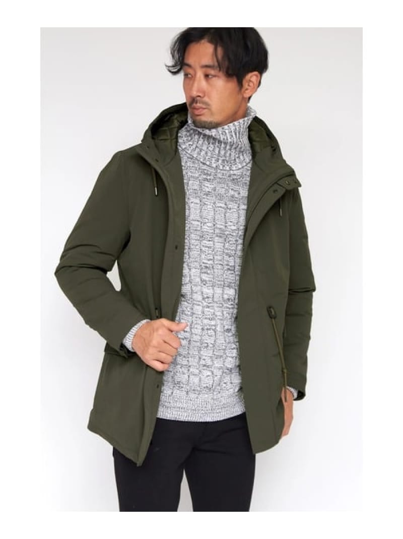 【SALE／10%OFF】HIGH STREET HIGH STREET∴CORDURAモッズコート トルネードマート ジャケット・アウター ブルゾン・ジャンパー ブラック カーキグリーン【RBA_E】【送料無料】