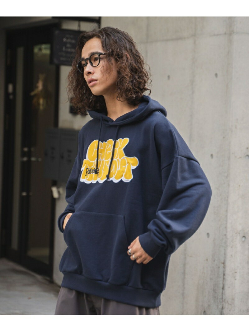 WEGO MEN'S ヘビーウエイトグラフィティプルパーカー ウィゴー トップス パーカー・フーディー ネイビー ブラック グレー ホワイト【送料無料】