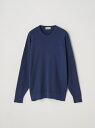 JOHN SMEDLEY ワッフル編み長袖コットンニットプルオーバー | CALIX | 24G EASY FIT ジョンスメドレー トップス ニット ネイビー...