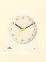 BRAUN (U)BRAUN Analog Alarm Clock BC22W ノルディックフィーリング インテリア・生活雑貨 時計 ホワイト【送料無料】