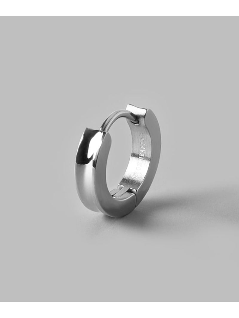 LION HEART LH-1 リバースラウンドフープピアス/サージカルステンレス316L ライオンハート アクセサリー・腕時計 ピアス シルバー【送料無料】