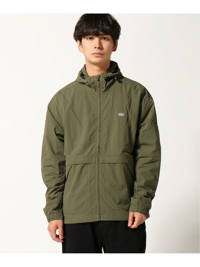 【SALE／50%OFF】Dickies Dickies/(M)ジャクソン ウィンドブレーカー ジャケット ディッキーズ ジャケット・アウター ナイロンジャケット カーキ ブラック【RBA_E】【送料無料】